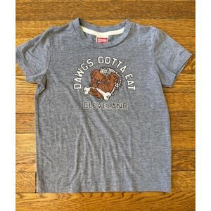 Homage Kids' Cleveland Browns Dawg Shirt Size 6